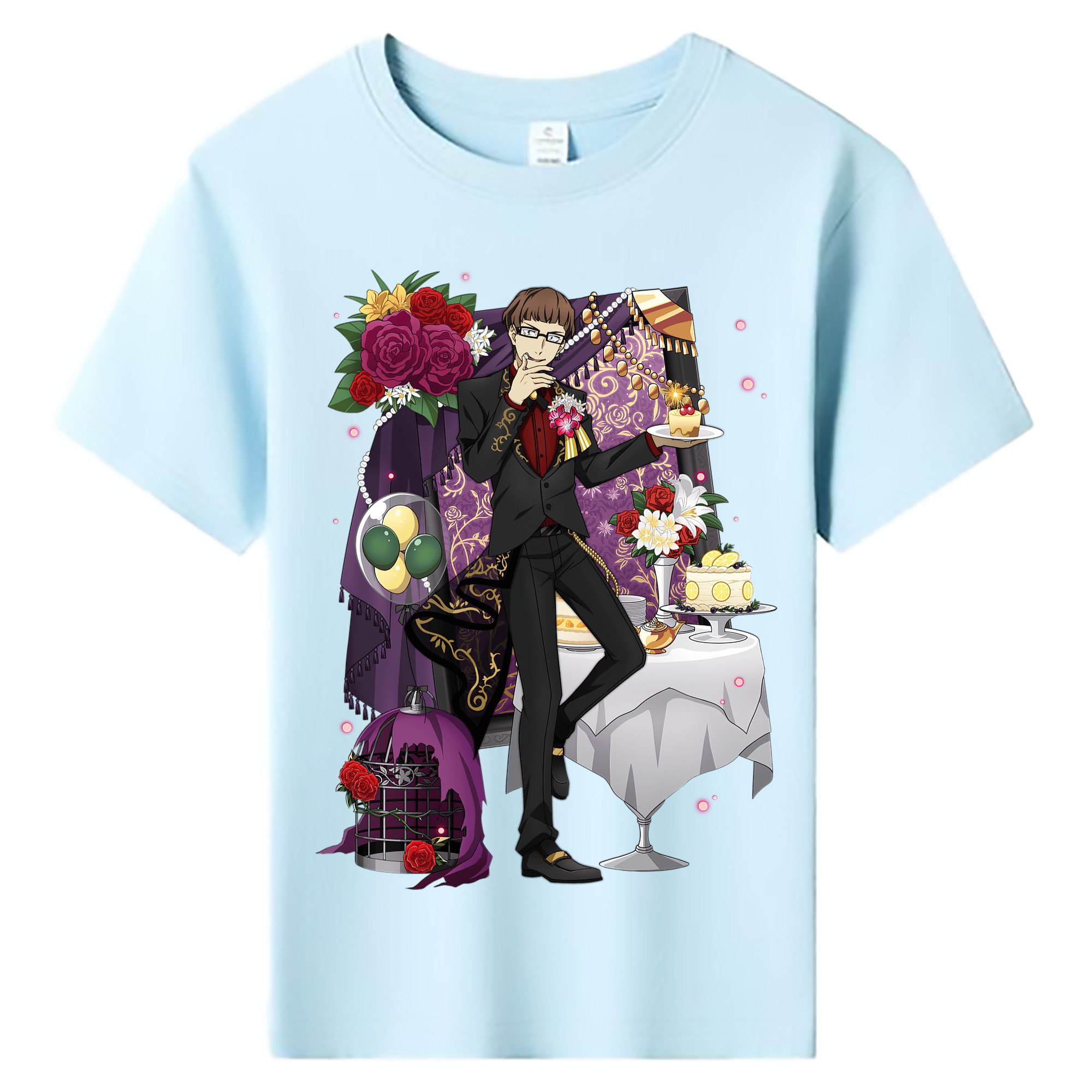 （画像用） 文豪ストレイドッグス Bungo Stray Dogs 綿100％キッズTシャツ（フロントプリント）